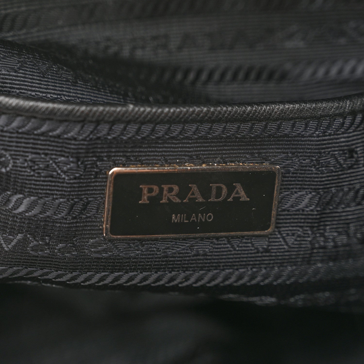 Prada Tessuto Nylon Saffiano Vela Messenger Bag Black 6 of 9