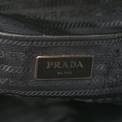 Prada Tessuto Nylon Saffiano Vela Messenger Bag Black 6 of 9