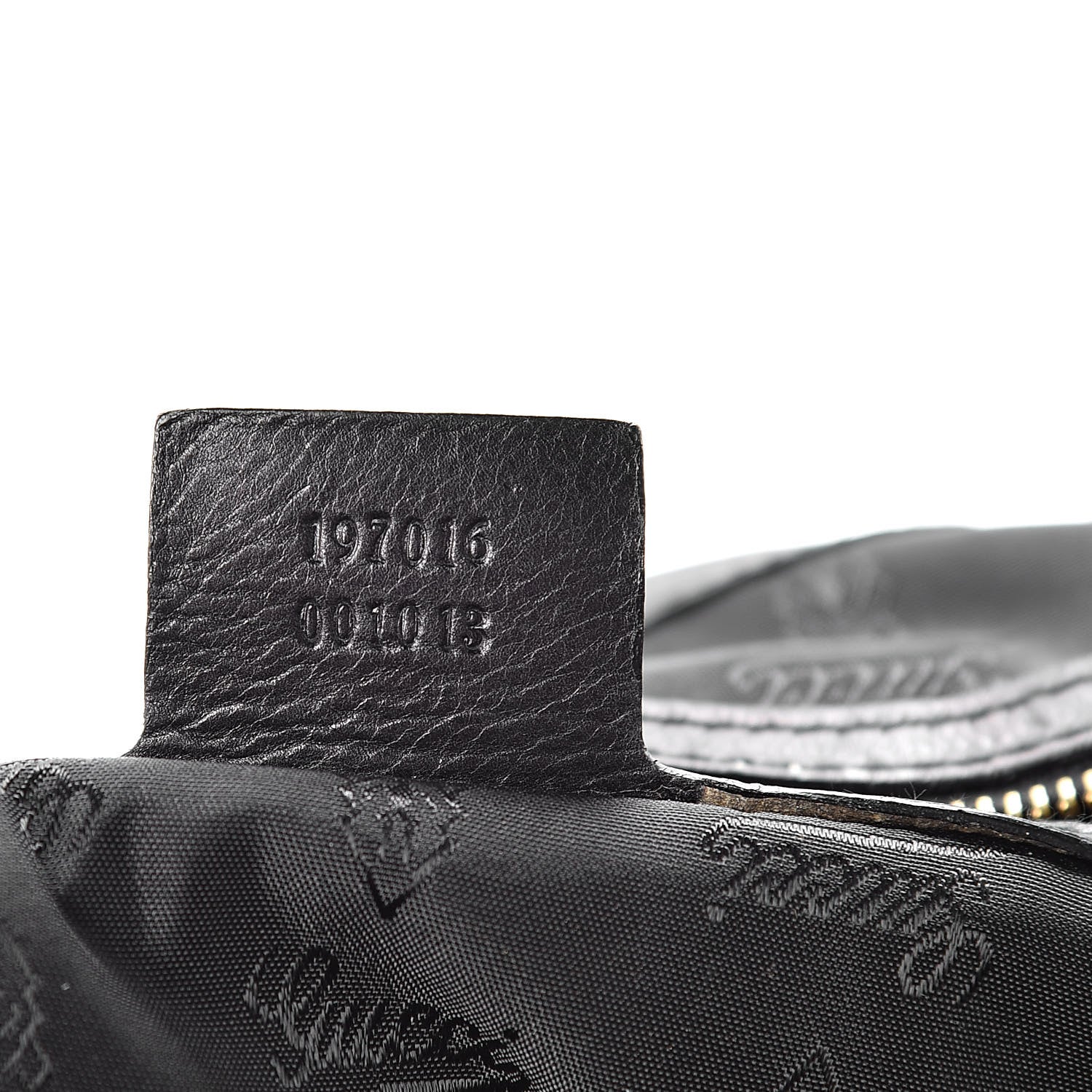 Gucci Patent Medium Hysteria Top Handle Bag Black 7 of 14