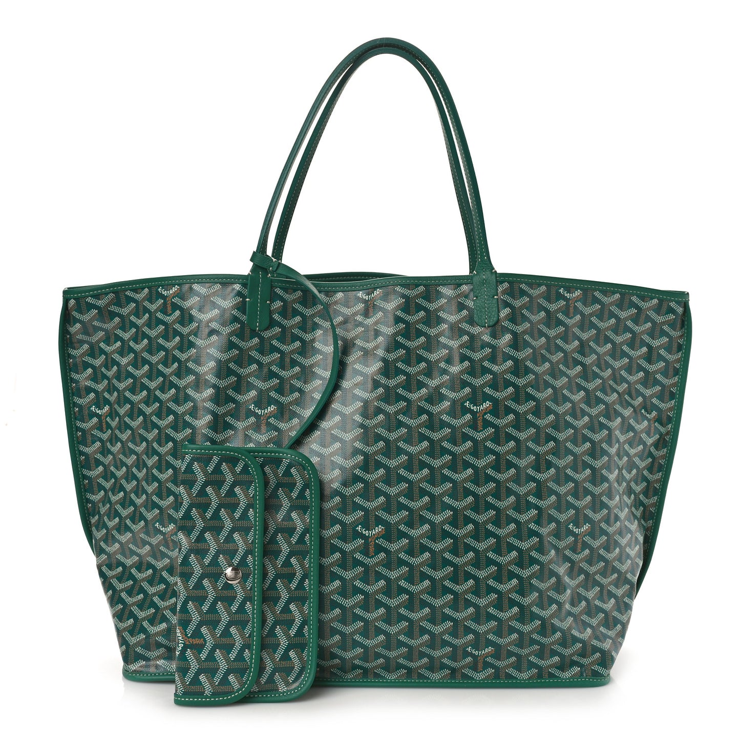 Goyardine Reversible Anjou GM Green
