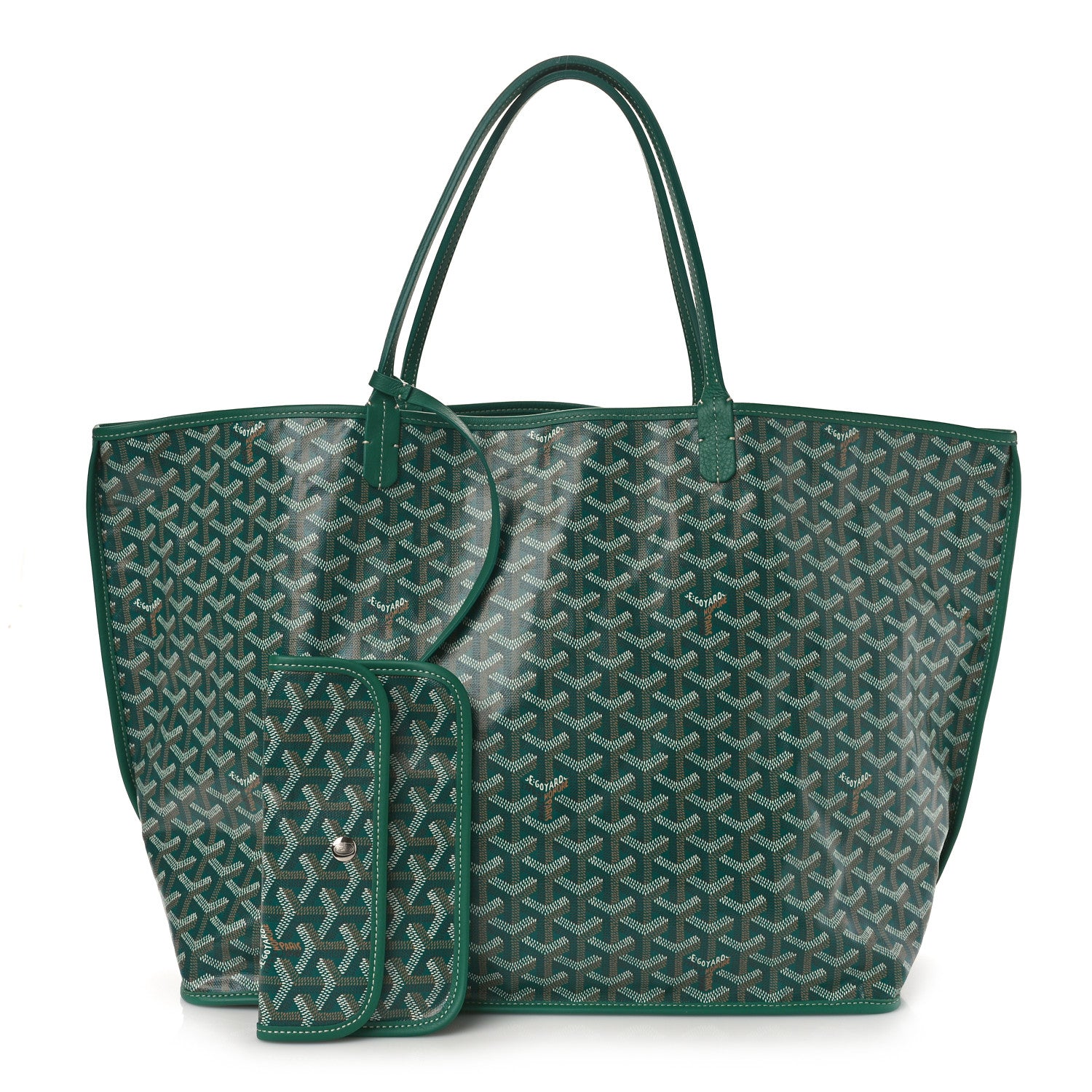 Goyard Goyardine Reversible Anjou GM Green 1 of 9