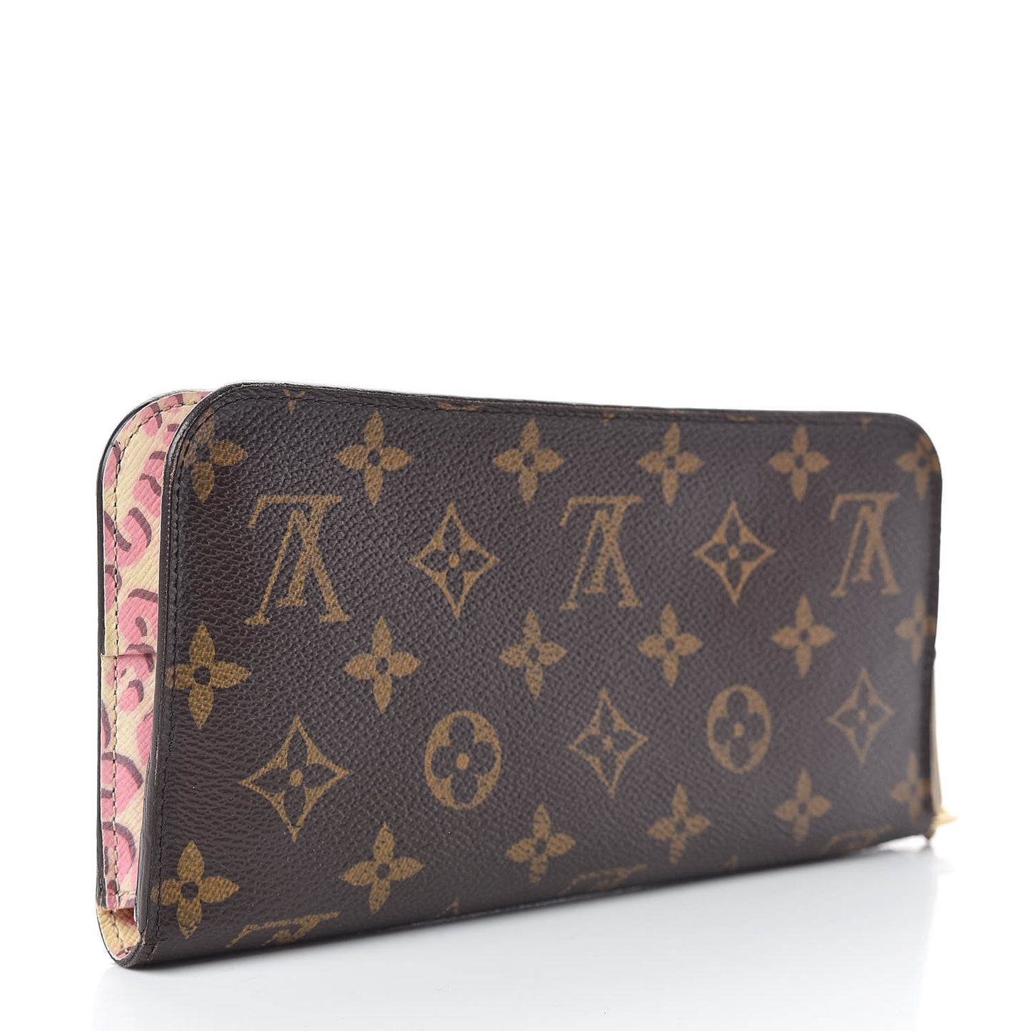 Monogram Leopard Insolite Wallet Blanc Corail