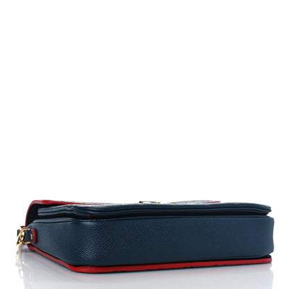 Louis Vuitton Empreinte Pochette Metis Marine Rouge 4 of 8