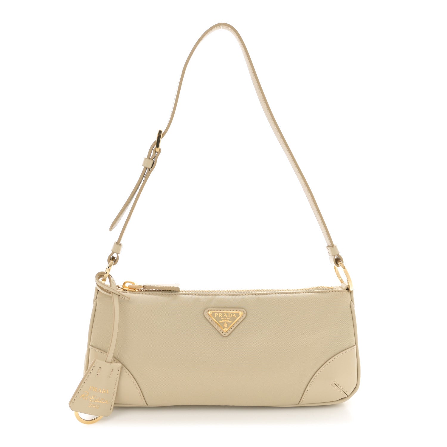 Prada Re-Nylon Spazzolato Re-Edition 2002 Shoulder Bag Deserto 1 of 11
