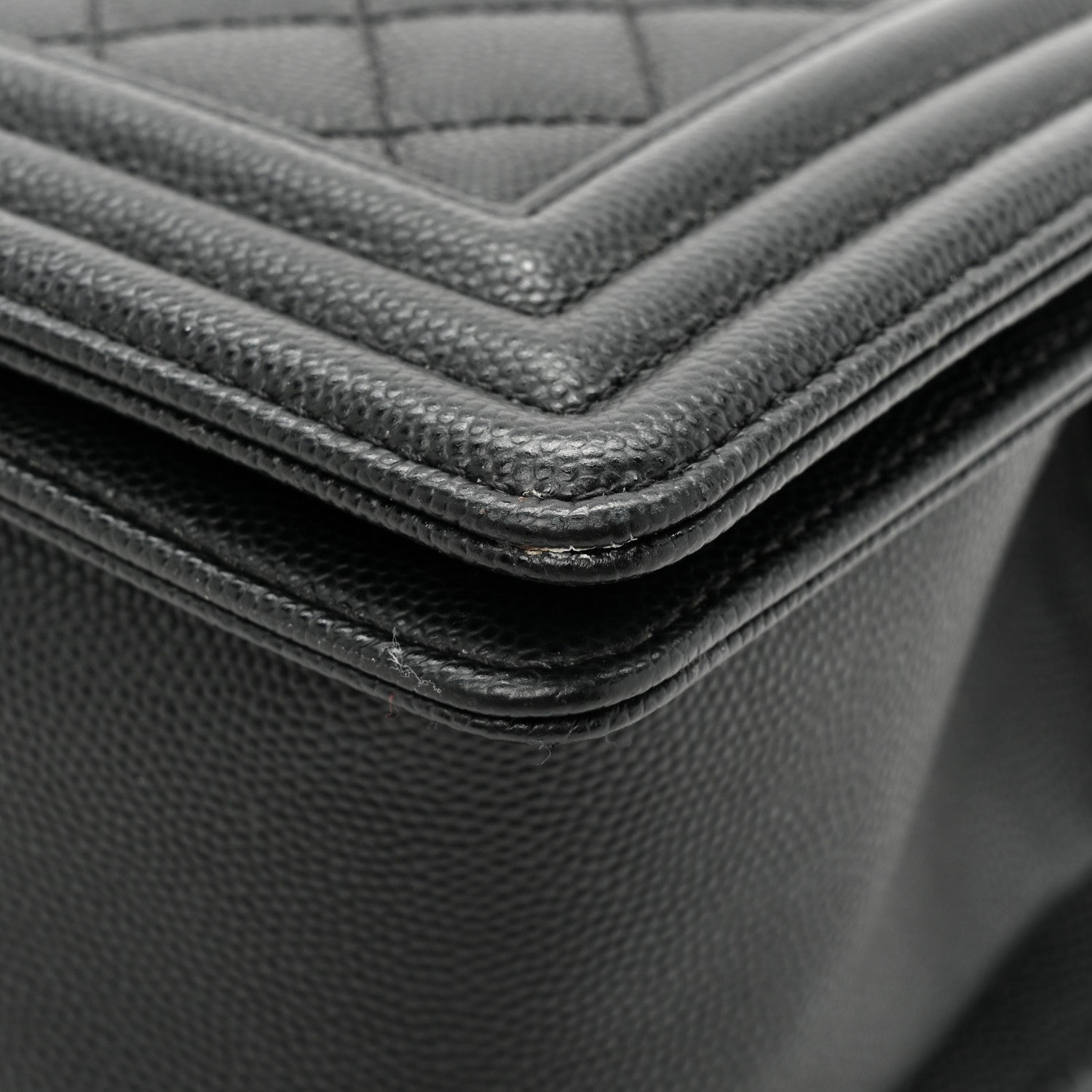 Chanel Caviar Quilted Medium Boy Flap Black 10 of 13