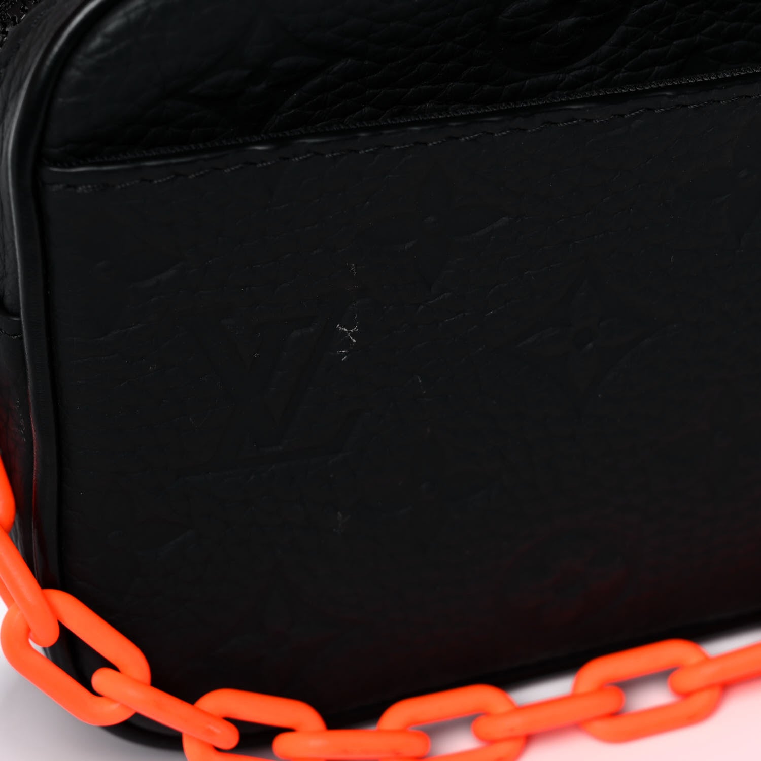 Louis Vuitton Taurillon Monogram Uniformes Solar Ray Soft Pochette Volga Belt Bag Black 11 of 12