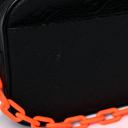 Louis Vuitton Taurillon Monogram Uniformes Solar Ray Soft Pochette Volga Belt Bag Black 11 of 12
