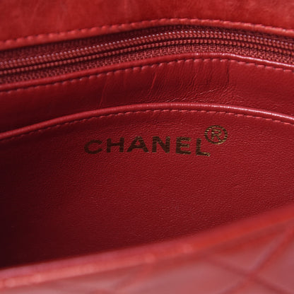 Chanel Lambskin Quilted Mini Square Flap Red 6 of 16