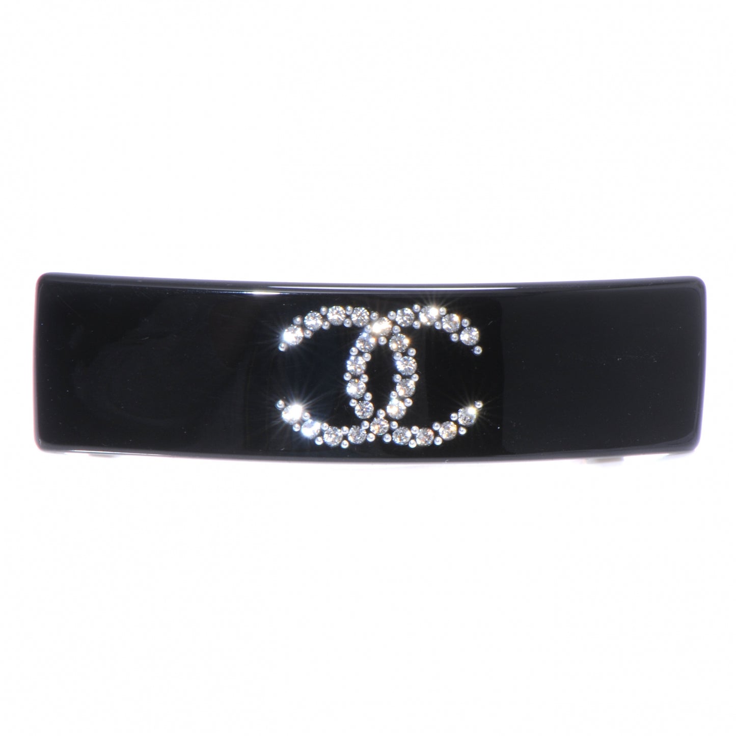 CC Crystal Barette Black