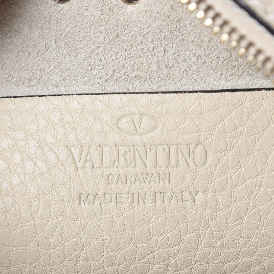 Valentino Garavani Grained Calfskin Rockstud Camera Crossbody Bag Ivory 6 of 7
