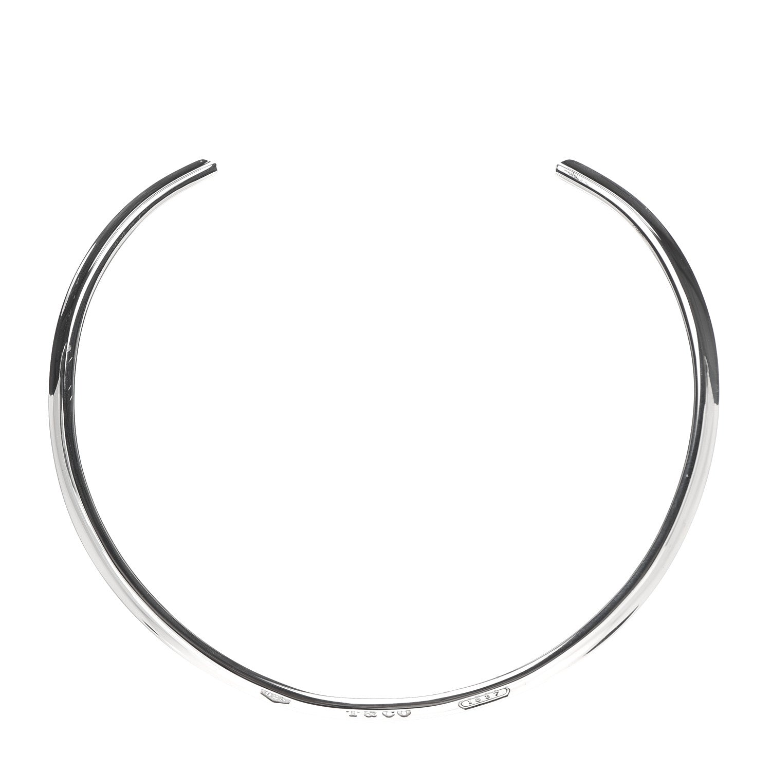 Tiffany Sterling Silver 1837 Collar Necklace 1 of 4