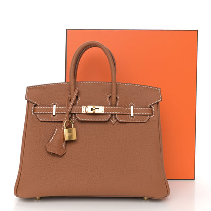 Hermes Togo Birkin 25 Gold 13 of 13