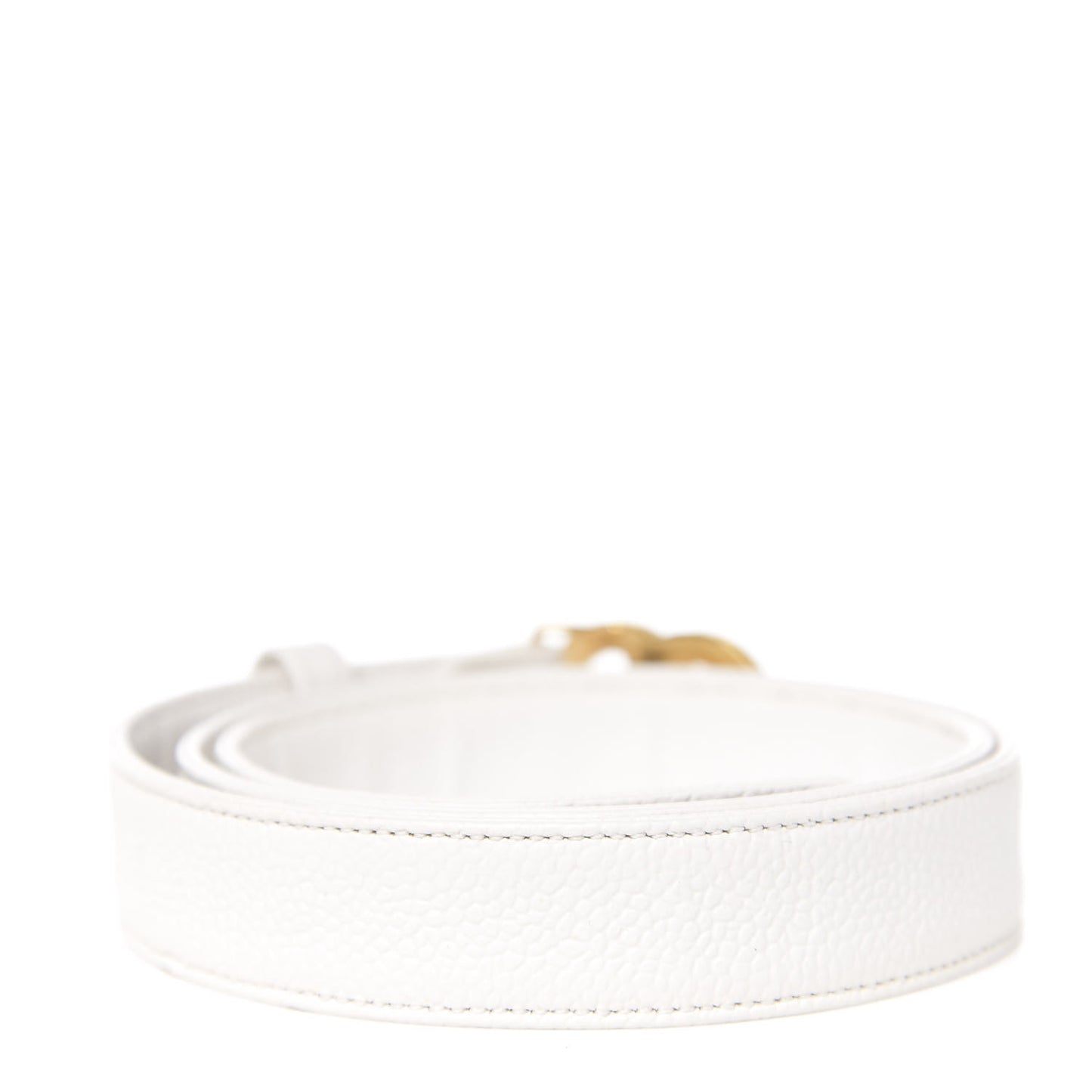 Caviar CC Belt 75 30 White