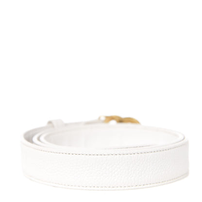 Chanel Caviar CC Belt 75 30 White 2 of 6