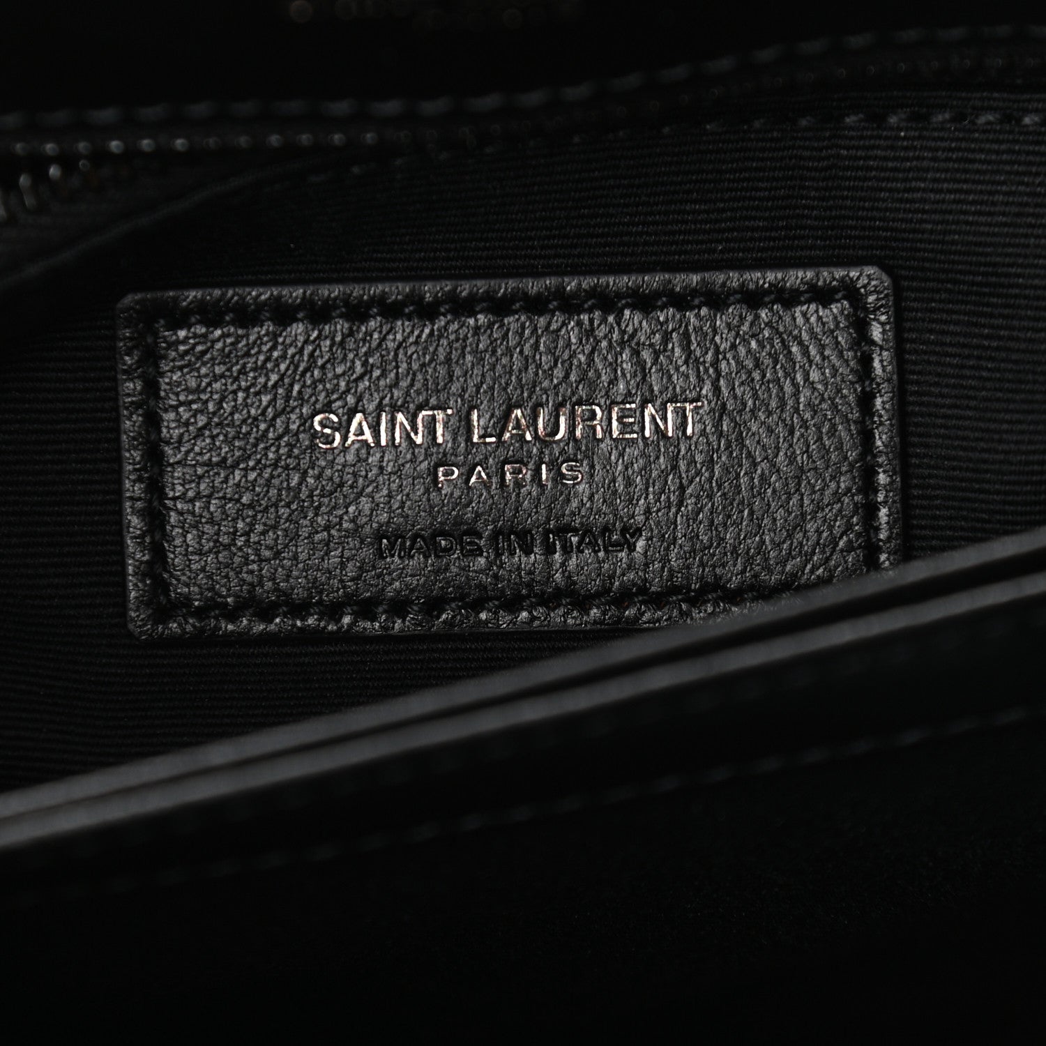 Saint Laurent Calfskin Y Quilted Monogram Toy Loulou Crossbody Bag Black 5 of 10