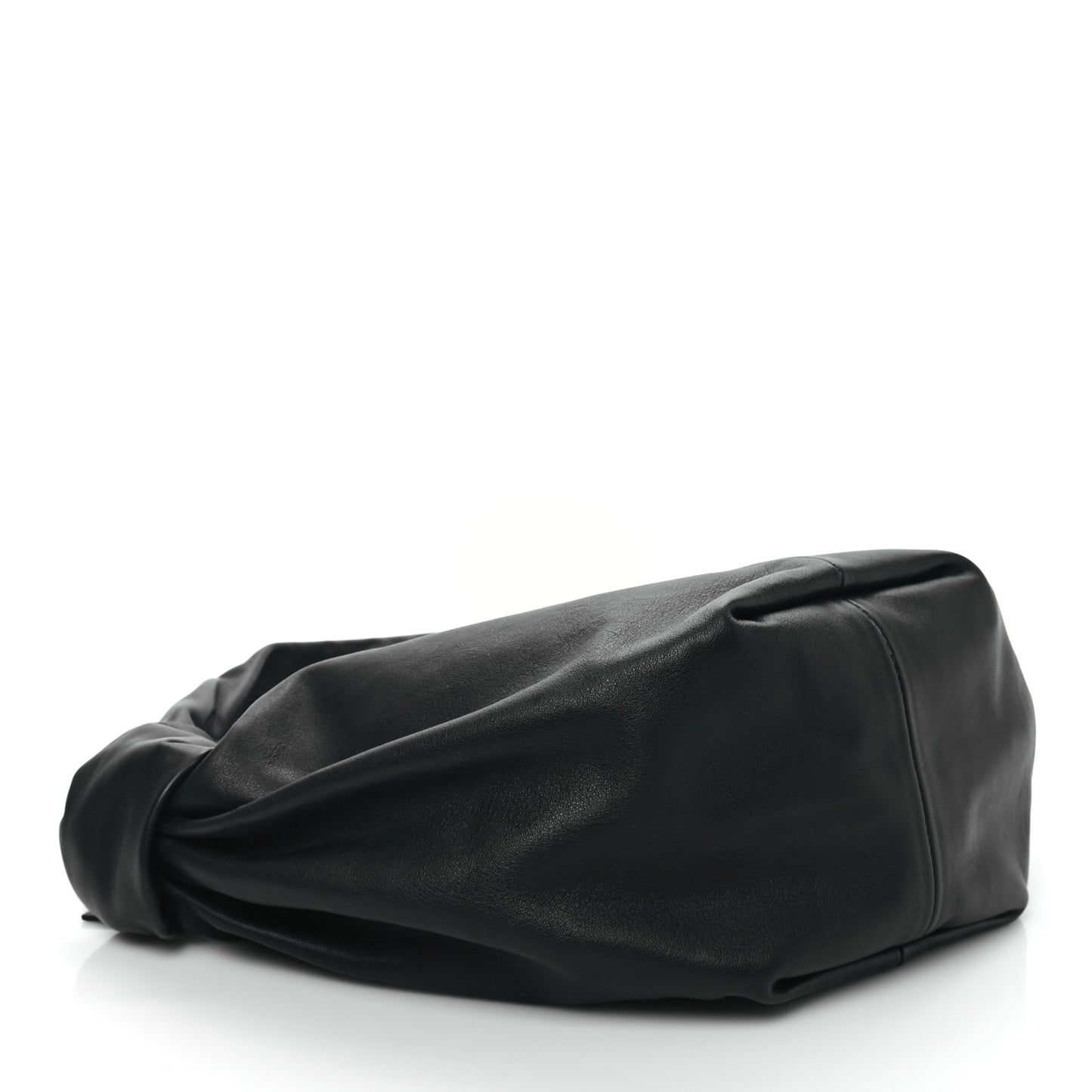 Calfskin Teen Double Knot Hobo Black