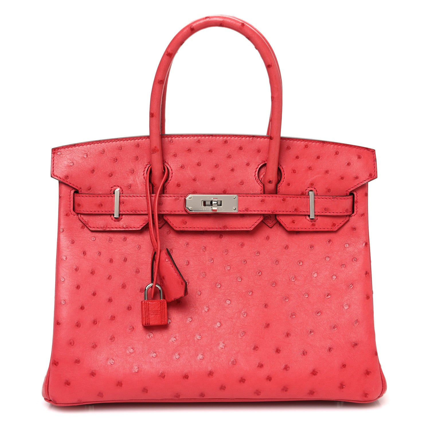 Hermes Ostrich Birkin 30 Bougainvillea 1 of 10