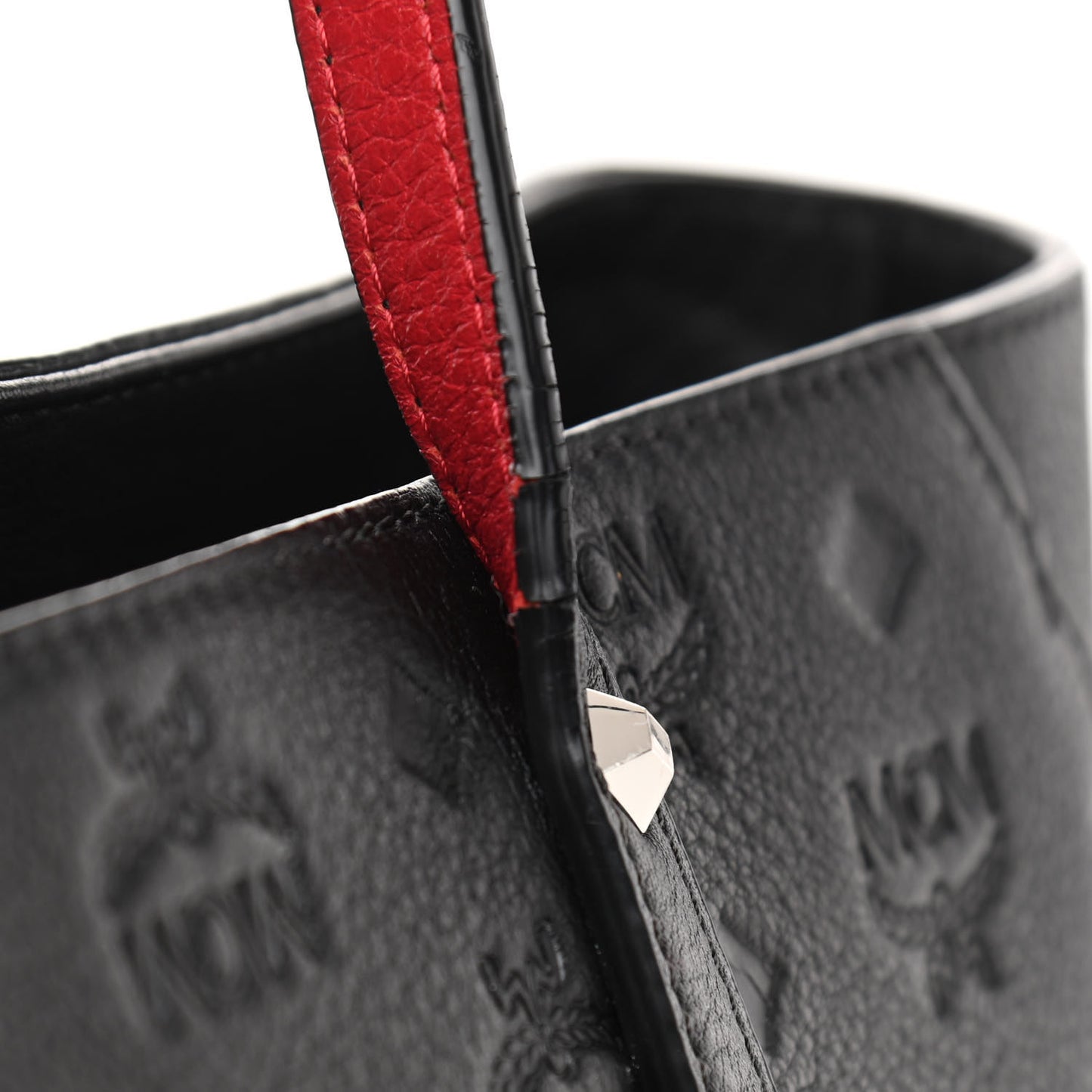 Calfskin Ottomar Monogram Medium Klara Shopper Tote Black