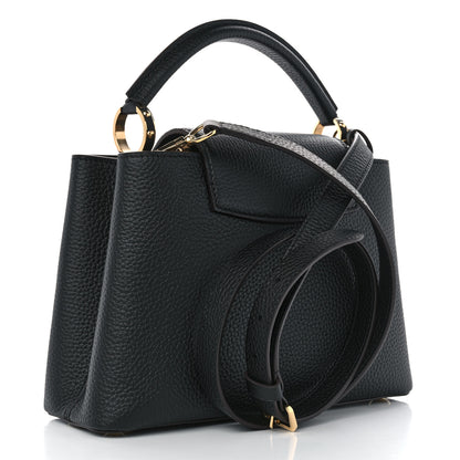 Louis Vuitton Taurillon Capucines BB Black 3 of 9
