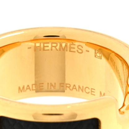 Hermes Madame Calfskin Olympe Ring M Black 4 of 4