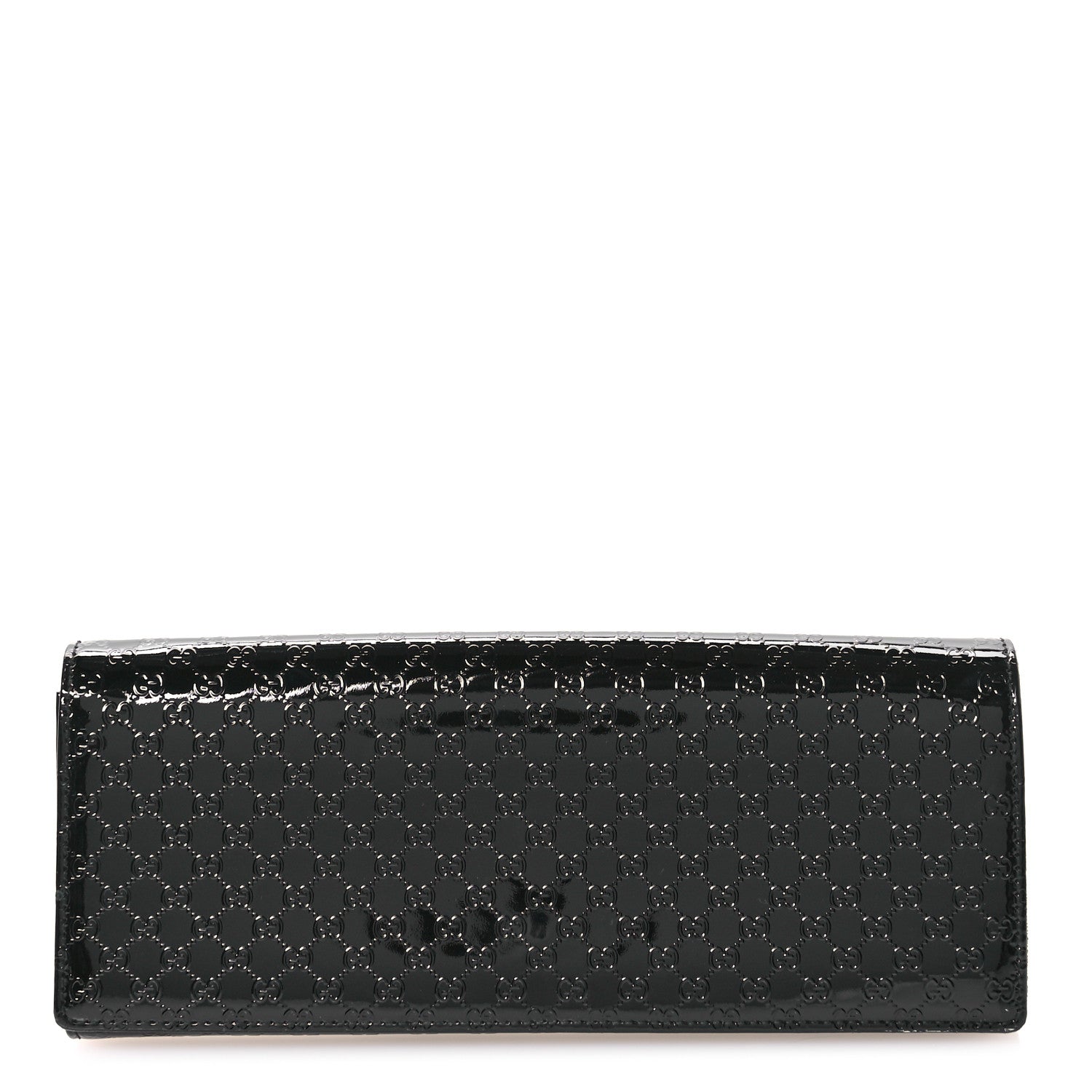 Gucci Patent Microguccissima Small Broadway Clutch Black 1 of 7
