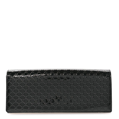 Gucci Patent Microguccissima Small Broadway Clutch Black 1 of 7