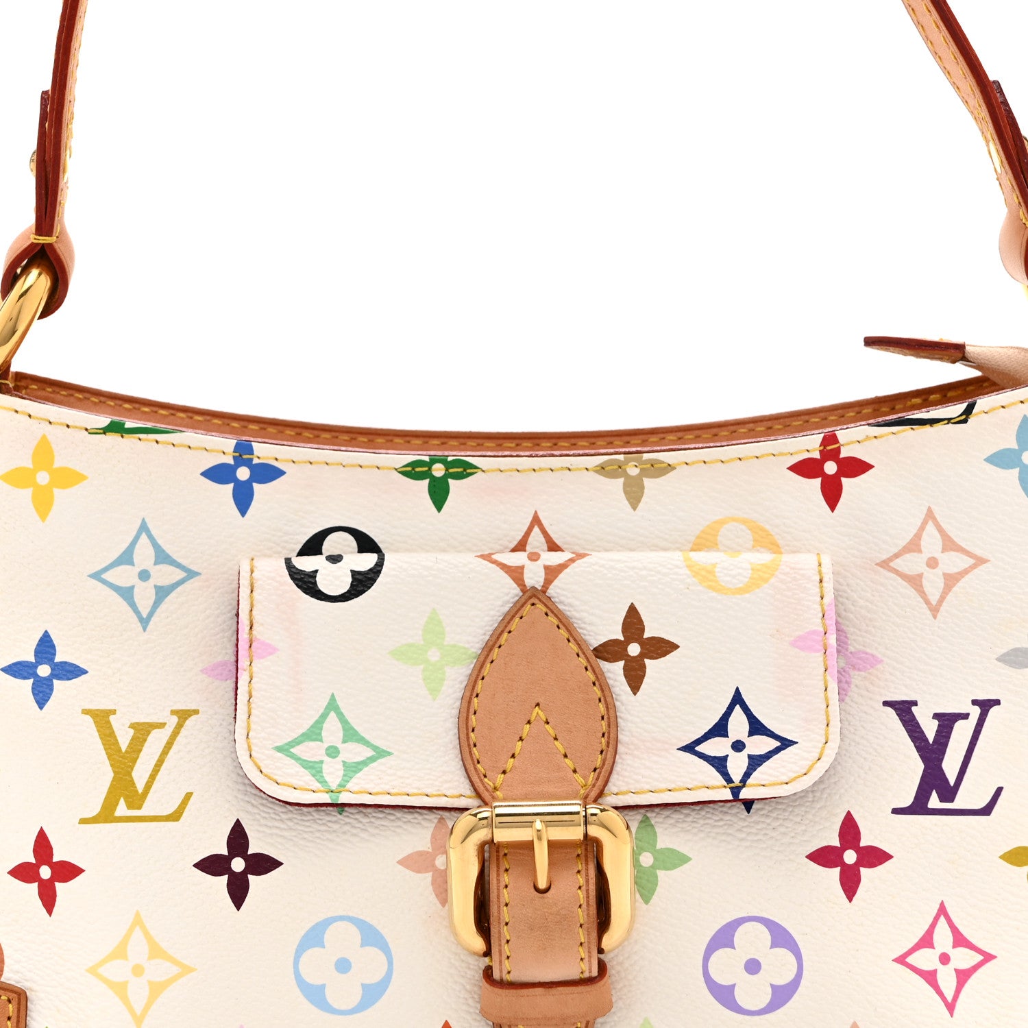 Louis Vuitton Monogram Multicolor Eliza White 8 of 10