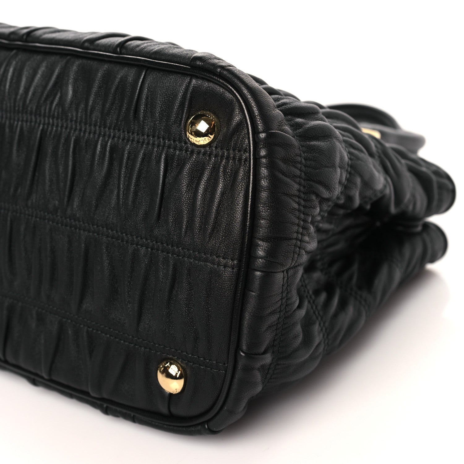 Prada Nappa Gaufre Tote Black 8 of 8