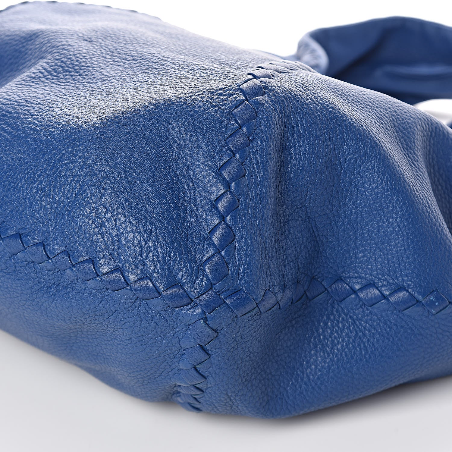 Bottega Veneta Cervo Deerskin Large Hobo Signal Blue 9 of 9