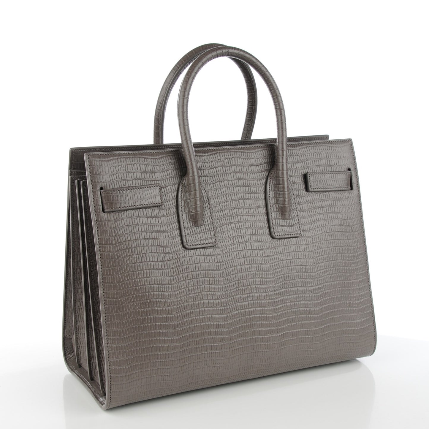 Snake Embossed Small Sac De Jour Fog