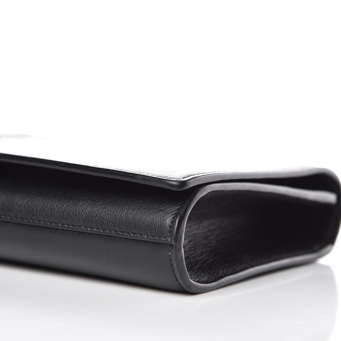 Calfskin Monogram Large Belle De Jour Clutch Black