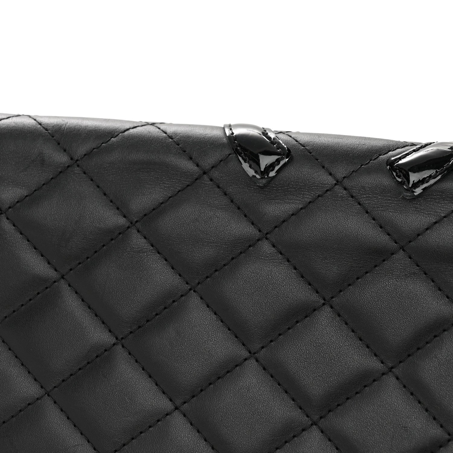 Chanel Calfskin Quilted Cambon Yen Wallet Black 10 of 12