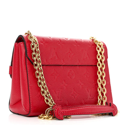 Louis Vuitton Empreinte Vavin BB Scarlet 3 of 10