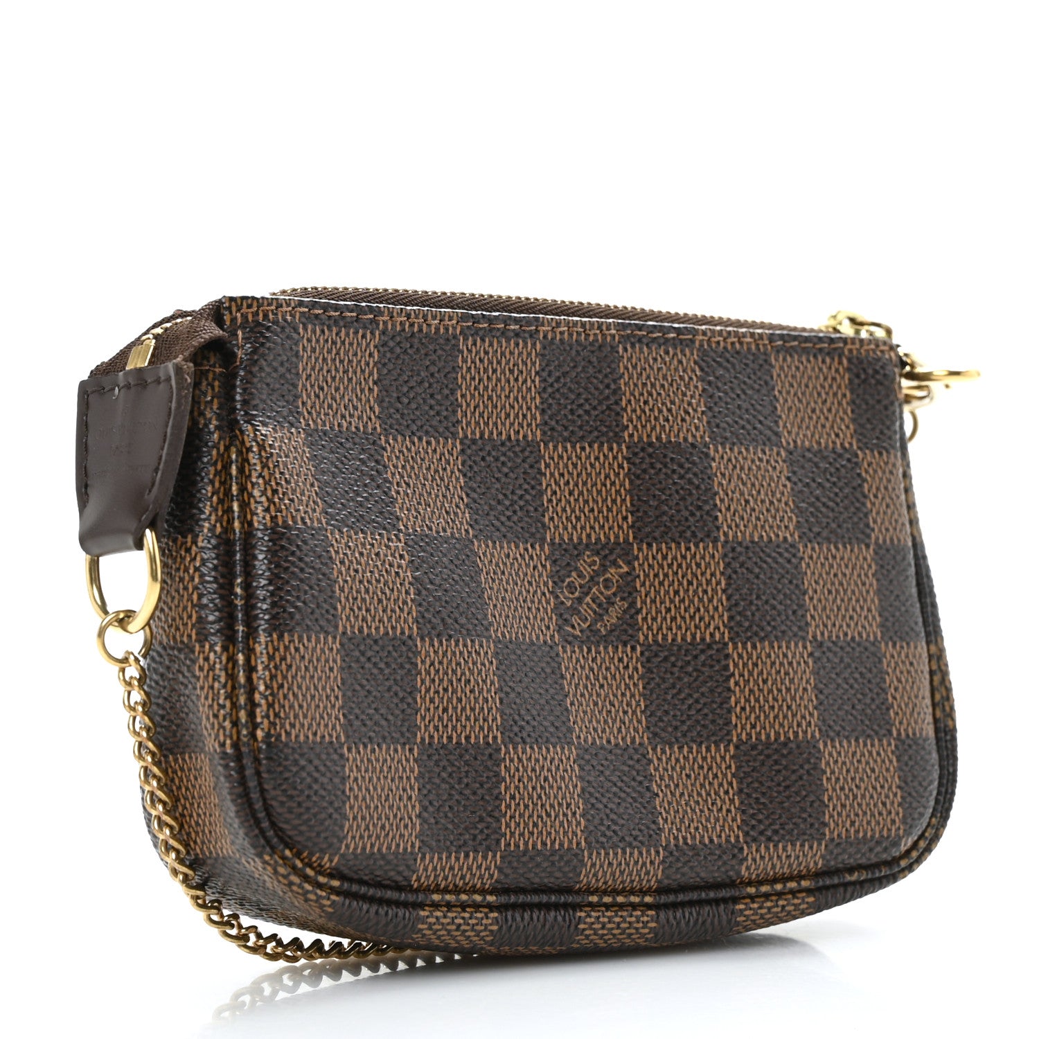 Louis Vuitton Damier Ebene Complice Trunks and Bags Mini Pochette Accessories Red 2 of 8