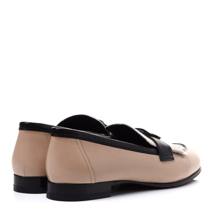 Hermes Goatskin Womens Royal Loafers 36.5 Multicolor 4 of 10