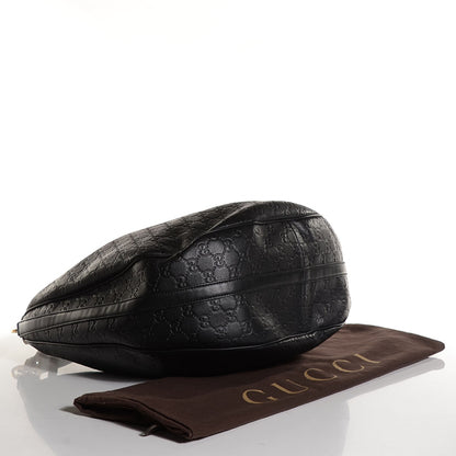 Gucci Guccissima Large GG Twins Hobo Black 4 of 7