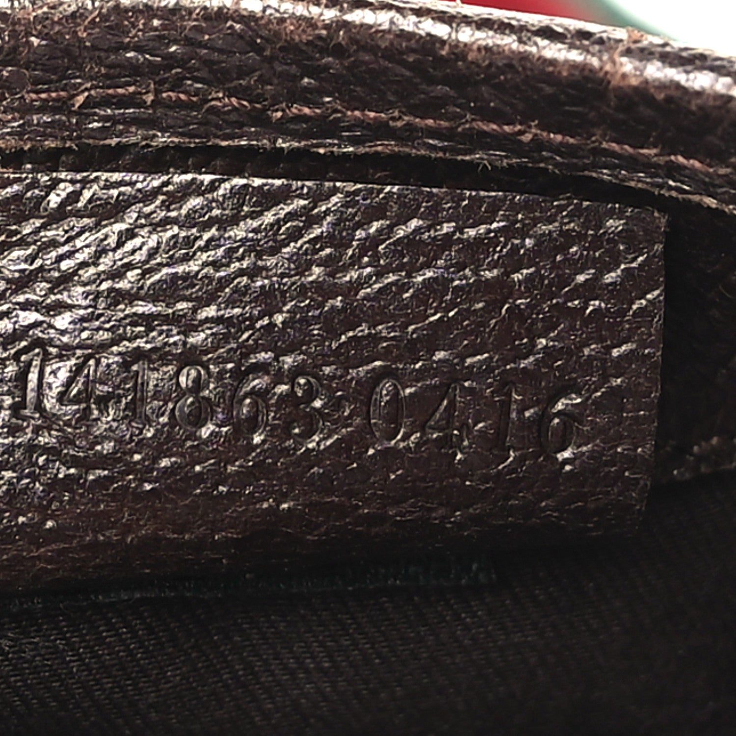 Gucci Monogram Web Mini Messenger Bag Dark Brown 7 of 11