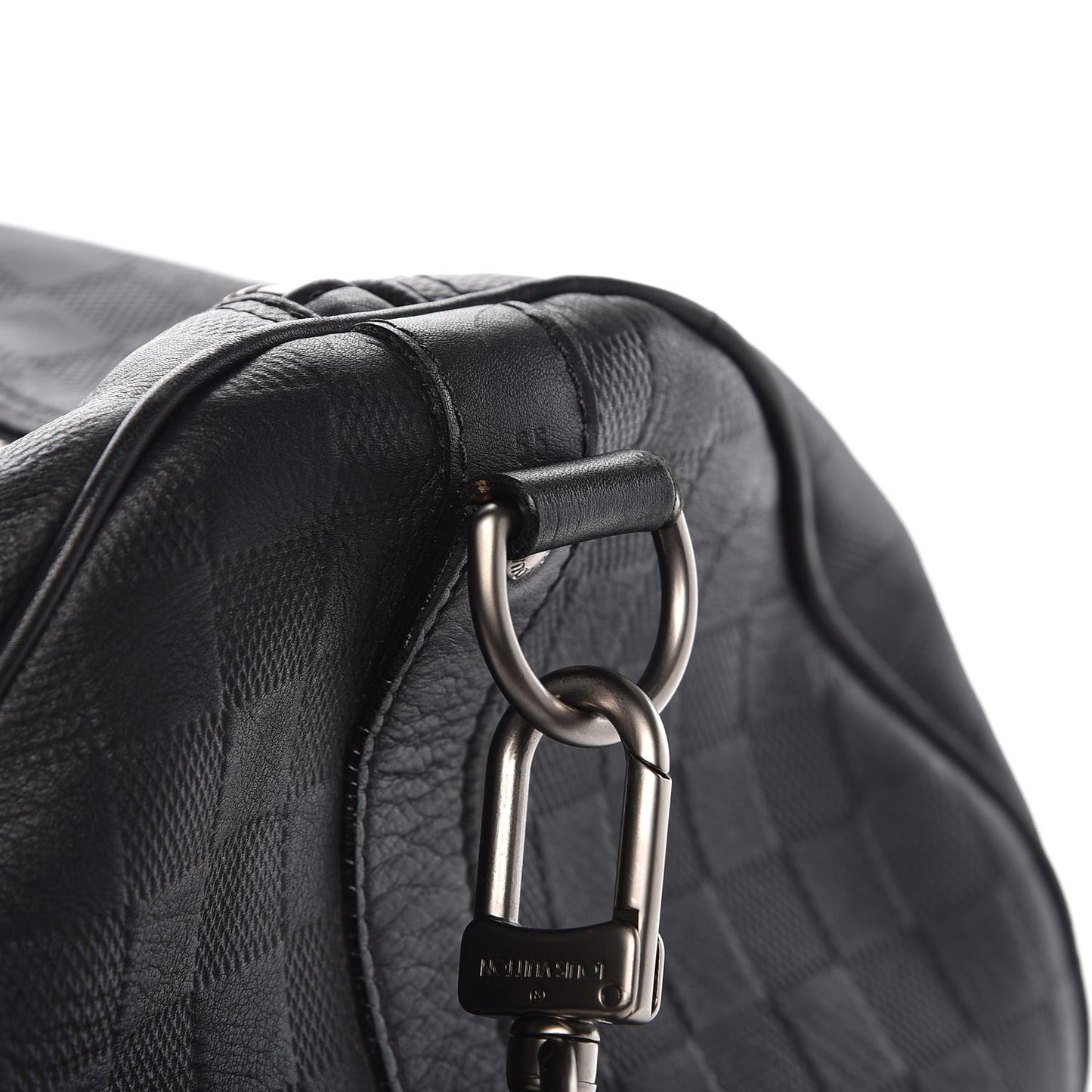 Damier Infini Keepall Bandouliere 55 Onyx
