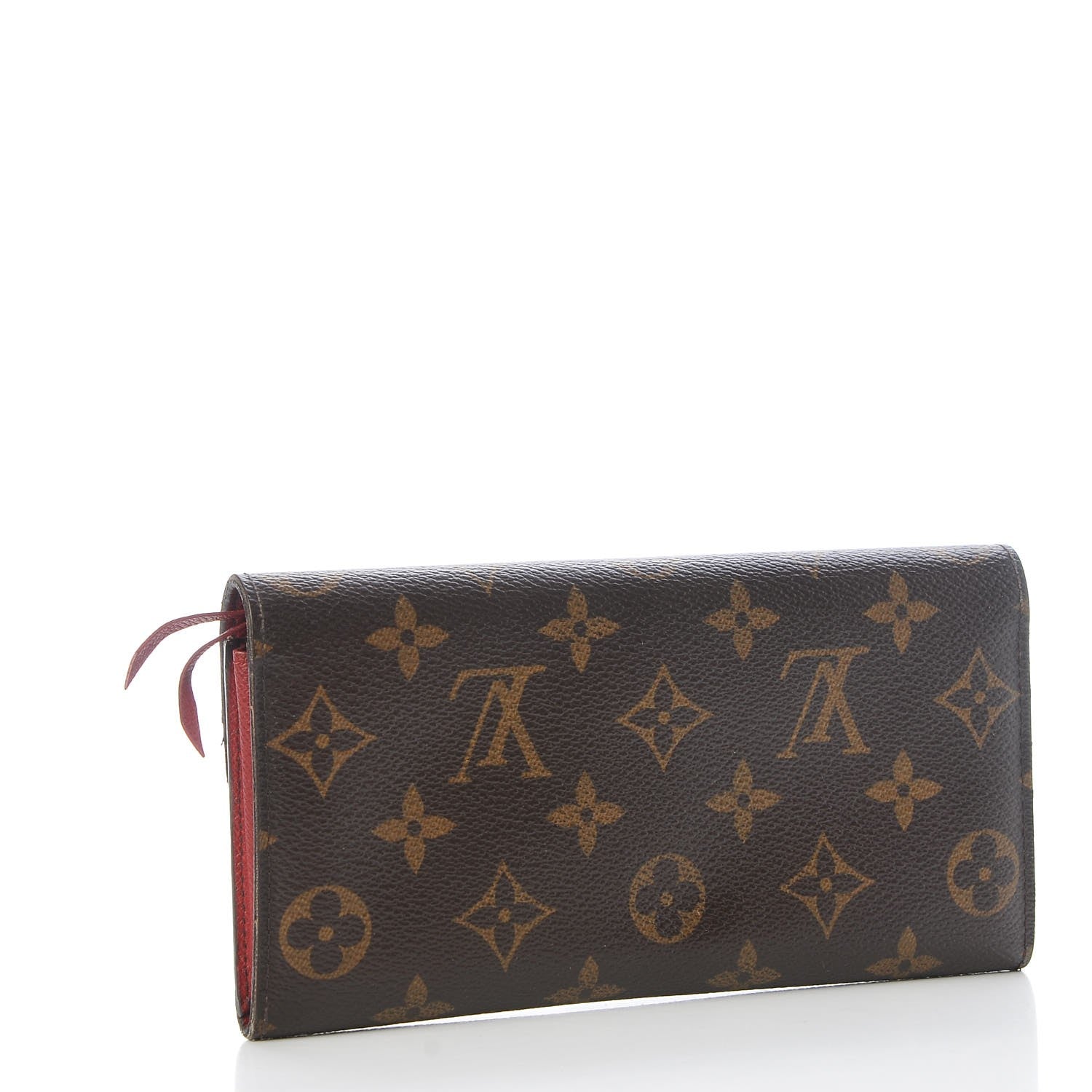 Louis Vuitton Monogram Emilie Wallet Red 3 of 7