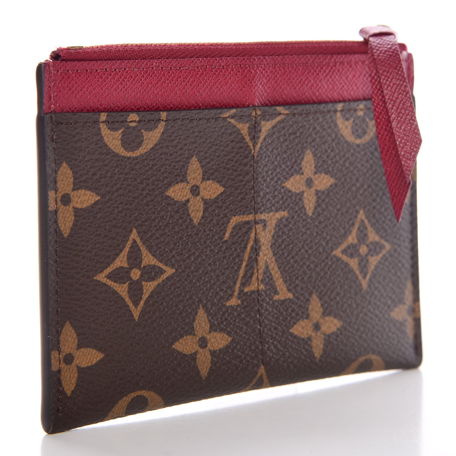 Louis Vuitton Monogram Zipped Card Holder Fuchsia 3 of 8