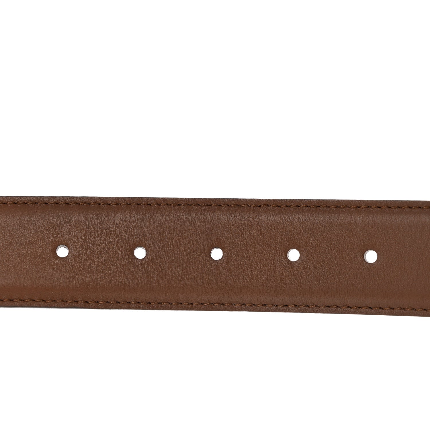 Gucci Calfskin Interlocking G 37mm Belt 115 46 Nut Brown 5 of 5
