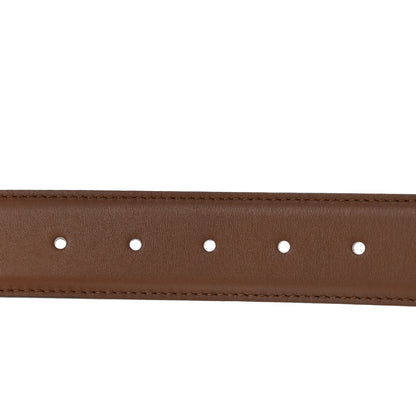 Gucci Calfskin Interlocking G 37mm Belt 115 46 Nut Brown 5 of 5