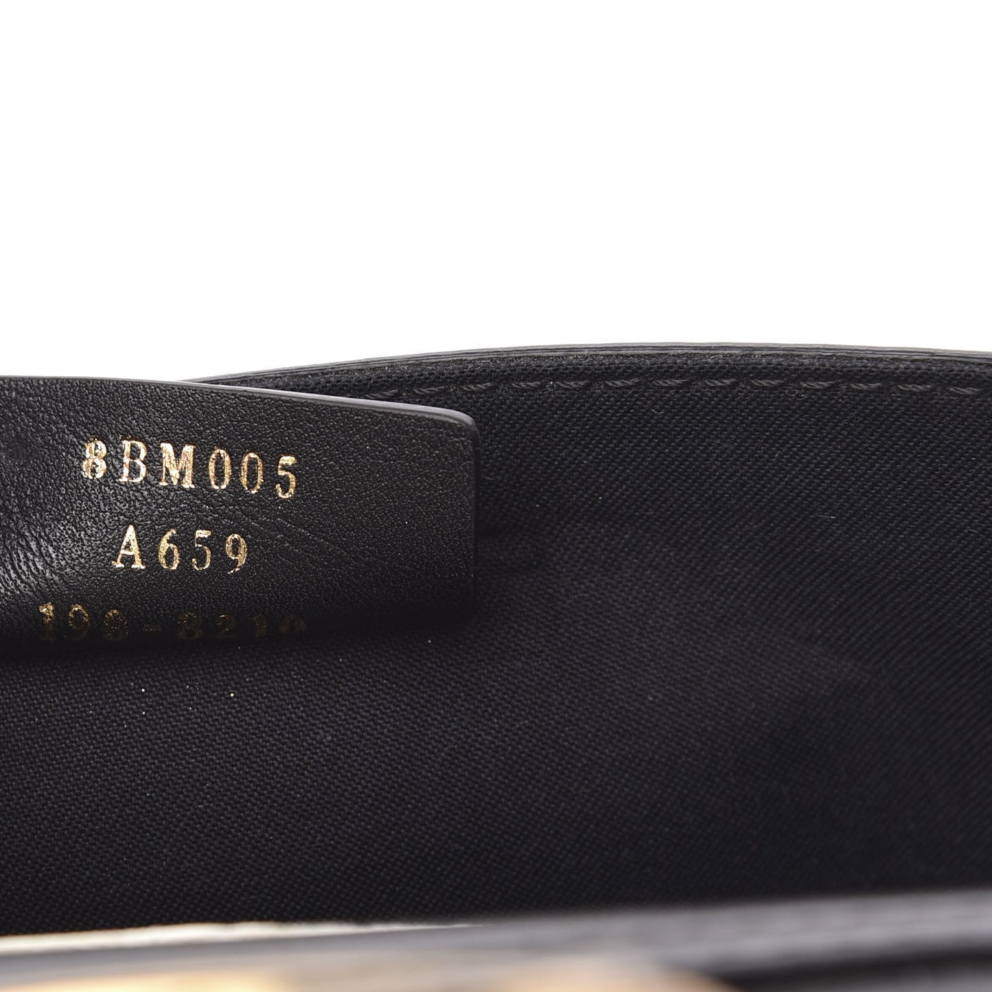 Vitello Liberty F is Fendi Bi-Color FF 1974 Embossed Envelope Belt Bag Maya Black