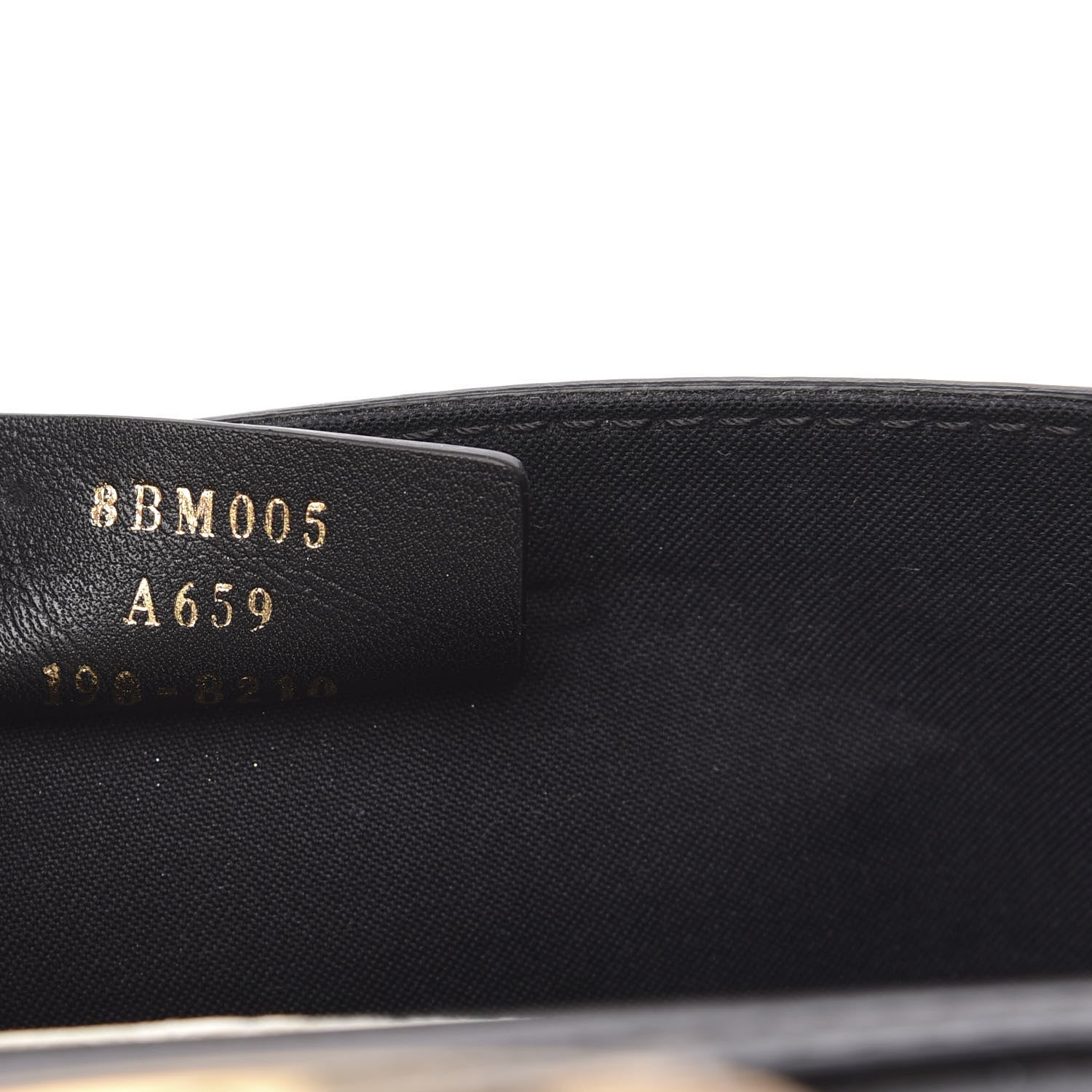 Fendi Vitello Liberty F is Fendi Bi-Color FF 1974 Embossed Envelope Belt Bag Maya Black 6 of 8