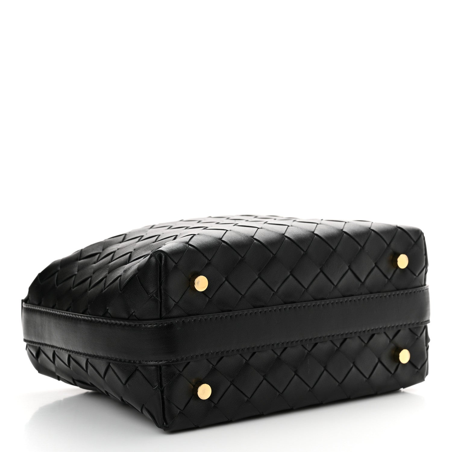 Bottega Veneta Calfskin Nappa Intrecciato Mini Wallace Black 4 of 13