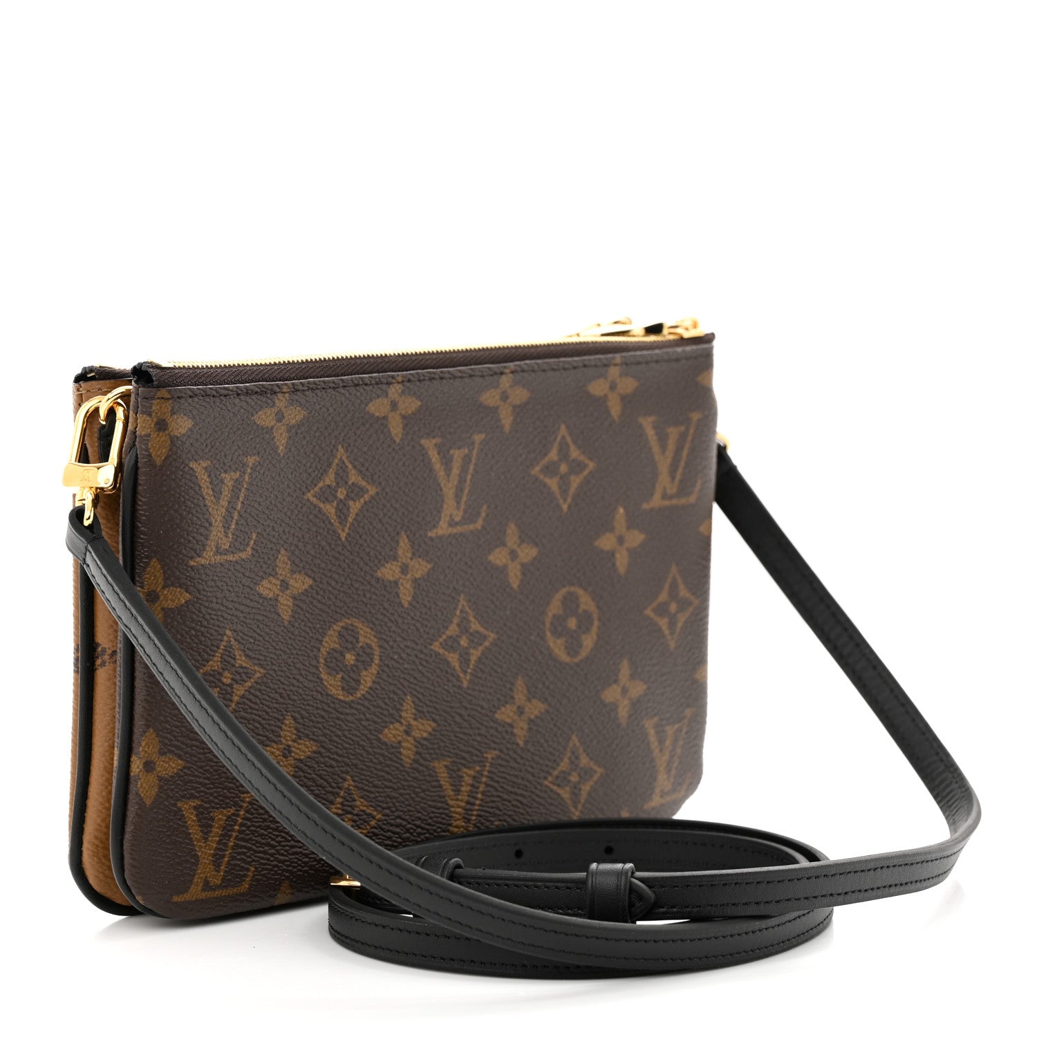Louis Vuitton Reverse Monogram Giant Double Zip Pochette 3 of 10