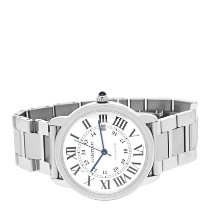 Cartier Stainless Steel 42mm Ronde Solo Automatic Watch 2 of 4