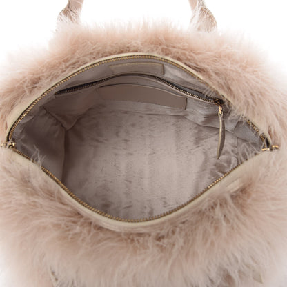 Louis Vuitton Ostrich Feather Speedy 30 Beige 5 of 6