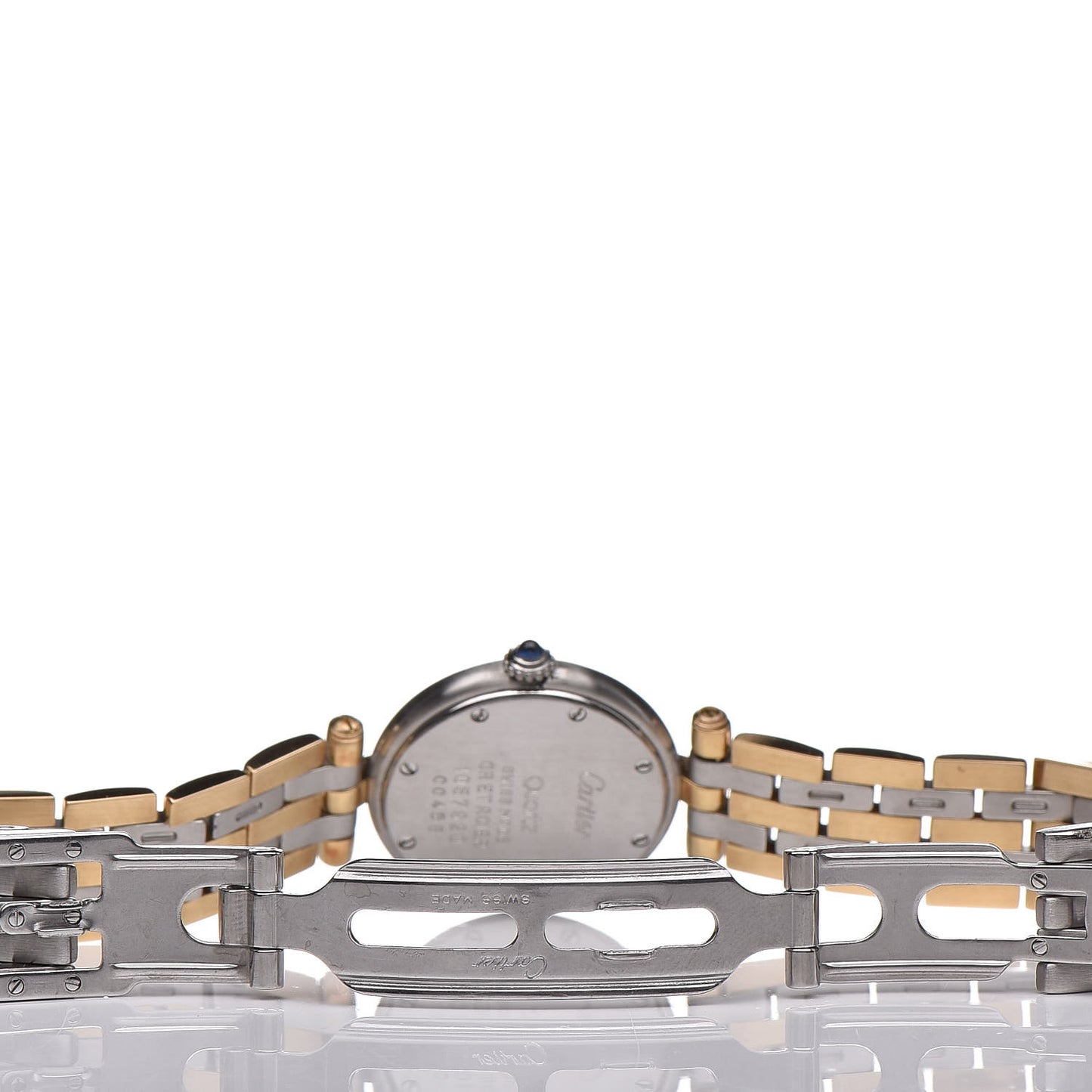 Stainless Steel 18K Yellow Gold 24mm Panthere Vendome Quartz Watch