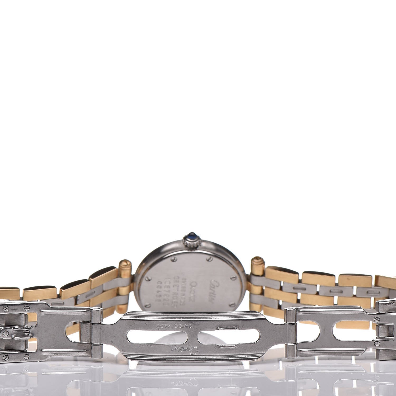 Cartier Stainless Steel 18K Yellow Gold 24mm Panthere Vendome Quartz Watch 4 of 7